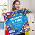 Preschool Learning Activities - Search and Find Books for Kids 3-6, Reusable Game with 16 Themes for Educational Fun