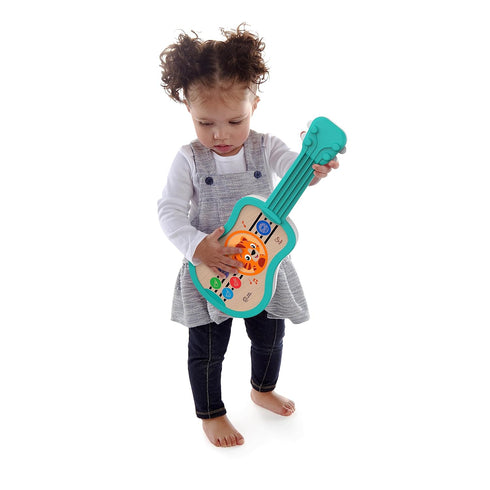 Baby Einstein Sing & Strum Magic Touch Ukulele | Wooden Musical Toy for Ages 6 Months+, Multicolored