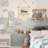 FYSIA Twin Room Sign-Twins Two Little Blessings-Canvas Hanging Pennant Flag Banner Wall Sign Decor Gift for Nursery