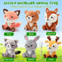 6 Pcs Woodland Animals Plush Toys - 7 Inch Bear, Rabbit, Squirrel, Deer, Raccoon, Fox Stuffed Animals for Gifts