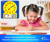Large Dry Erase Magnetic Teaching Demonstration Clock - Kids Telling Time Learning Clock for Analog and Digital Time,