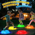 5PCS 3-5 Flooyes Stepping Stones for Kids, Light Up & Music Non-Slip Stepping Stones, Sensory Toys for Toddler Balance