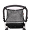 Universal Baby Stroller Organizer, Polyester Net Mesh Storage Bag with Extra Large Space for Diaper Toys and Snacks