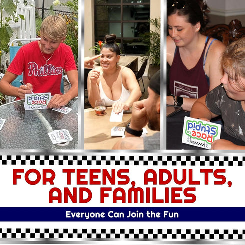 Trivia Card Game Family Games for Adults & Teens, Hilarious Party Games for Family Game Night Fun, Educational