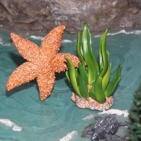 Gemini&Genius Starfish Toys for Kids - Realistic Starfish Figurine Toy - Under The Sea Life Figure Educational Gifts