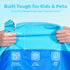 60" (60in, SLOOSH Non-Slip Splash Pad Sprinkler - Outdoor Water Toys Play Mat for Toddlers Kids Dogs, Outside Thickened