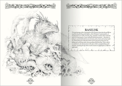Free League Forbidden Lands: Book of Beasts - Hardcover RPG Expansion, Free League Publishing