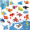 VOPOGLNE 36 Packs Marine Animals Building Blocks Toy, Party Favors for Kids,