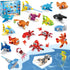 VOPOGLNE 36 Packs Marine Animals Building Blocks Toy, Party Favors for Kids,