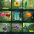 ZONECYTD Set 1853pcs Flowers Bouquet Toys Building Blocks with Vase, Roses, Sunflower, Hyacinth, Hydrangea, Artificial