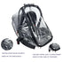 LLUFO Baby Car Seat Rain Cover Universal Weather Shield Waterproof,Easy Access Zipper,Side Ventilation,EVA