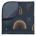 50.4 50.4 Inch Blissful Diary Baby Splat Mat for Under High Chair, x Wipeable Splash Mat, Waterproof and Washable