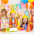 Geyoga 24 Set 6 Pcs Kids Construction Worker Costumes Includes Pcs Construction Vest, Cones, Hat, Dress up Bag for Kids