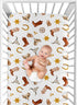 Sweet Jojo Designs Fitted Baby Crib Sheets (Boho Western Cowboy) for Boys, Infant Nursery, Toddler Room - Standard Size