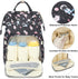 Dezcrab Backpack Backpacks Cat Baby Diaper Bag for Women, Large Capacity Waterproof Maternity Travel Nappy