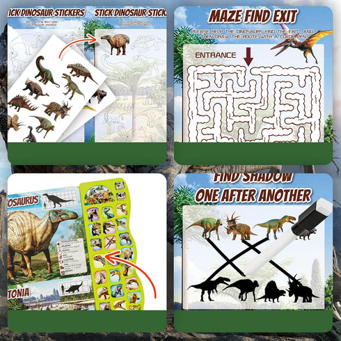 3-5 30 2 3 4 5 6 7 Dinosaur Toys for Kids Dinosaur Book with Sounds Species Names & Realistic Sounds InteractiveToys