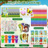 Generic 85 Pcs Insects Bugs Party FavorsButterfly Bee Ladybug Spring Party Supplies with Coloring Books Crayons Tattoos