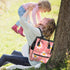 Hsnar Backpack Watercolor Checkered Daisy Waterproof Diaper Bag Large Capacity Baby Bag with Stroller Straps