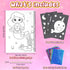 Art & Craft Activity, Foil Fun Princess DIY Kits, No Mess Creative Drawing Game for Kids Ages 4-9, Birthday Gifts