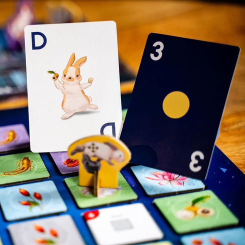 Hot Banana Games 14 3060 Moon Bunny Board Game Asian Folklore Inspired Strategy & Tile Placement | Players, Min