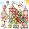 Paaxido 64PCS Magnetic Building Blocks - Montessori Sensory Toys with Stronger Magnets,