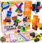 STEM Cubes, 100+ Math Manipulatives for Kids Ages 4-8, 4-in-1 Educational Games for Learning Through Play