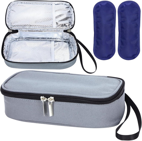 ISUSSER Breastmilk Cooler Bag with Ice Pack, Portable Insulated Breast Milk Storage Cooler