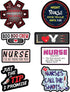 Nurse Stickers Pack of 33 - Support Nurses with Cool Medical Stickers to Show Your Nursing Pride