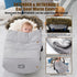 LAT Baby Warm Bunting Bag Universal,Extended and Removable,Stroller Sleeping Bag Cold Weather,Waterproof Toddler