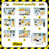 32 Sheets Make Your Own Construction Vehicle Stickers, Creative Truck Game Stickers for Kids Birthday Party Favors, DIY