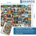 PICKFORU National Parks Puzzles for Adults, 1000 Pieces and up, Yellowstone Yosemite Zion Glacier Decor