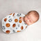 Sweet Jojo Designs Sports Theme Boy Baby Swaddle Blanket Infant Newborn Lightweight