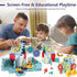Gear Toys Interlocking Building Blocks, 150 Piece Educational Construction Set, Creative STEM Development Toys