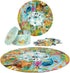Animals Around The World Round Jigsaw Puzzle, 150 Pieces for Children Ages 5-8, 100% Recycled Card