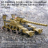 WW2 Army Building Blocks Toys Set, Create German Dora Heavy Cannon Model or 16 Small Military Vehicles for Boys 6+