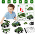 Model Building Kits, Metal Military Toys Model Kit, 4 in 1 Erector Sets for Boys Age 8-12