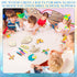 Blueweenly 60 Pack Jesus Wood Religious Craft Kit Magnets Vacation Bible Sunday School DIY Coloring Wooden Religious