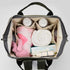 Backpack Backpacks Ramhorn Diaper Bag for Women, Travel with Insulated Bottle Pocket, Stroller Straps and Changing Mat