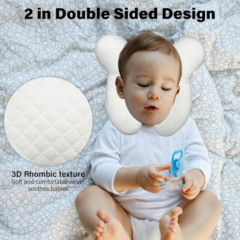 DEEZOMO (A10) Baby Neck Pillow - Upgraded Baby Support Travel Head Pillow, Portable Headrest for Toddlers & Children