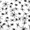 Civaner 120 Pieces Plastic Spiders Fake Tiny Realistic Prank Props for Home and Party Decorations (Black, 0.9 x 0.6'',