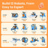 Sillbird 8-13, 12-in-1 Set 196 Solar Building Robot Kit STEM Gift for Boys Aged DIY Science Educational Toys for Kids