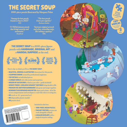 1000 The Secret Soup Piece Jigsaw Puzzle from The Magic Puzzle Company Series Three