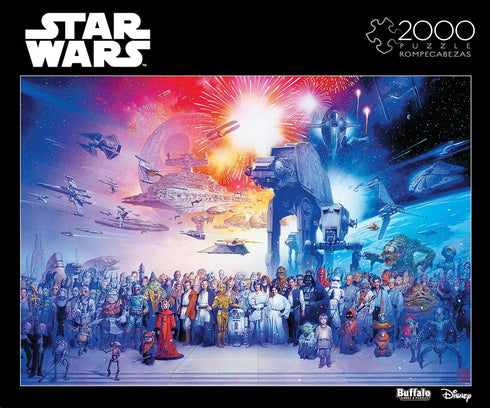 Buffalo Games - Star Wars - You Were The Chosen One - 2000 Piece Jigsaw Puzzle for Adults Challenging Puzzle Perfect for Game Nights - Finished Puzzle Size is 38.50 x 26.50