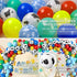 OuMuaMua Toy Inspired Story Party Decorations, 68Pcs Cartoon Balloons with Cow Print for Kids Farm Birthday (12 Inch)