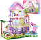 Sitodier Girls Building Blocks Set,689pcs Garden Villa House Building Block for Kids 6-12