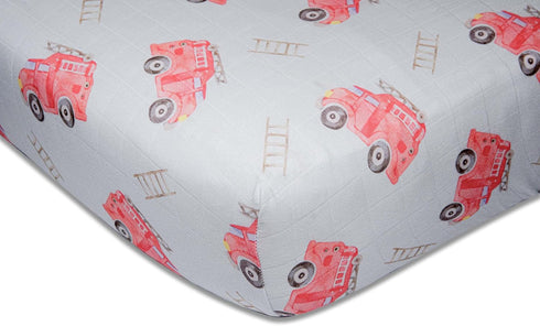 immispace - Ultra Soft Muslin Crib Sheet | 30% Organic Cotton +