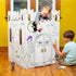 Easy Playhouse Haunted Castle, Kids Art & Craft for Indoor & Outdoor Fun, Decorate a Cardboard Fort