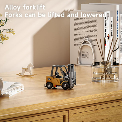 BRRRRT 1/64 7 2 2 1 RC Forklift Toy Channel Mode Mini Remote Control Forklift Truck with Rechargeable Battery