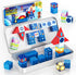 36 Set PCS Mini Magnetic Tiles Travel with Portable Iron Storage Box, STEM Learning Magnetic Building Blocks with LED