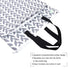 wegreeco Eco-Friendly Wet Dry Diaper Bag - Grey Leaf Design